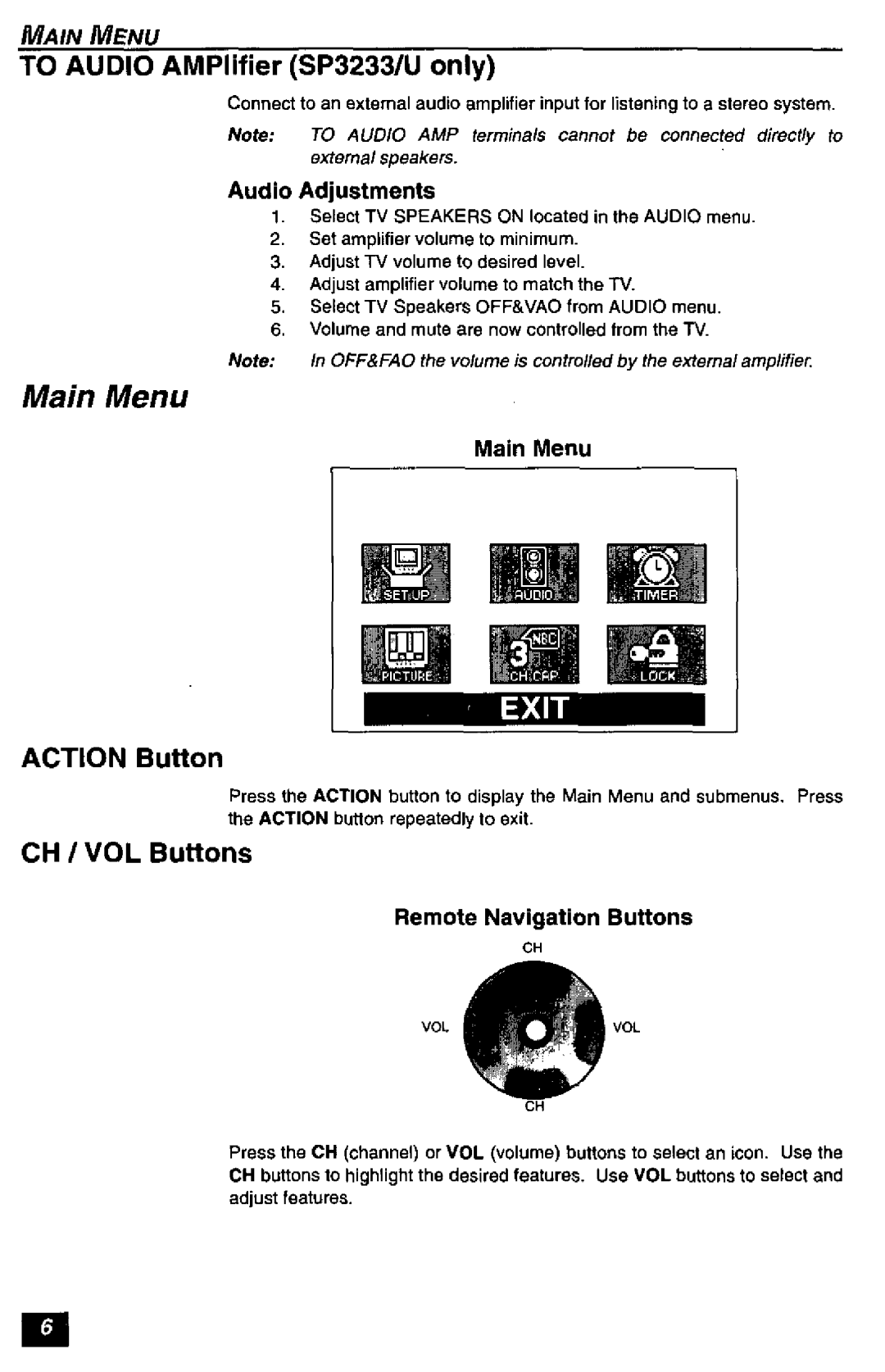 Quasar SP3233, SP2723 manual 