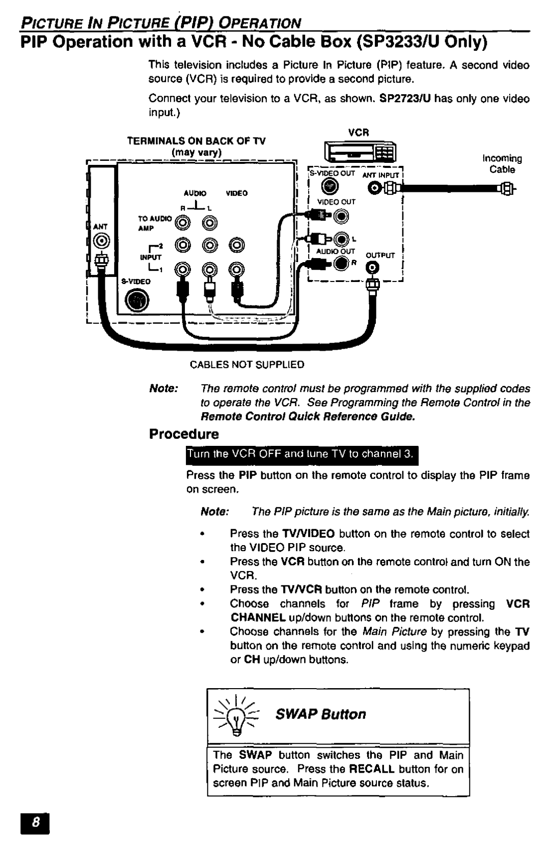 Quasar SP3233, SP2723 manual 