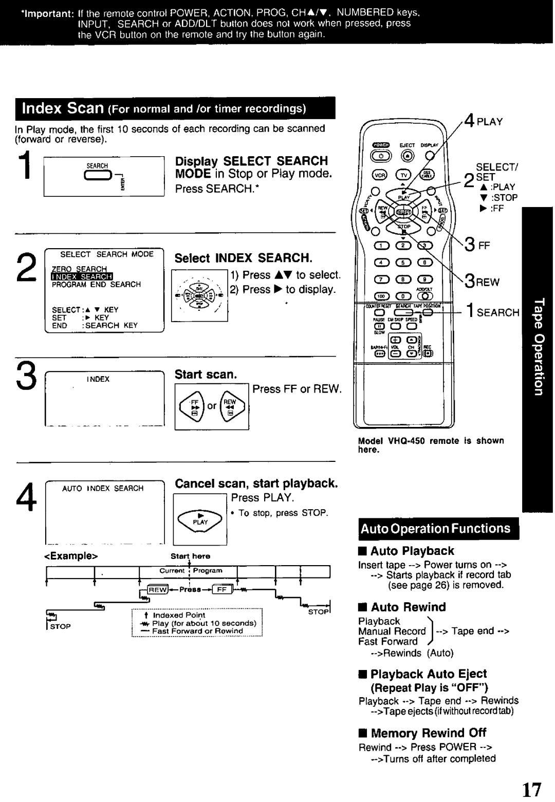 Quasar VHQ-400 manual 