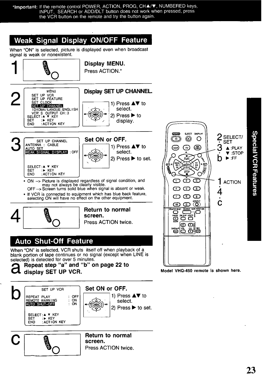 Quasar VHQ-400 manual 