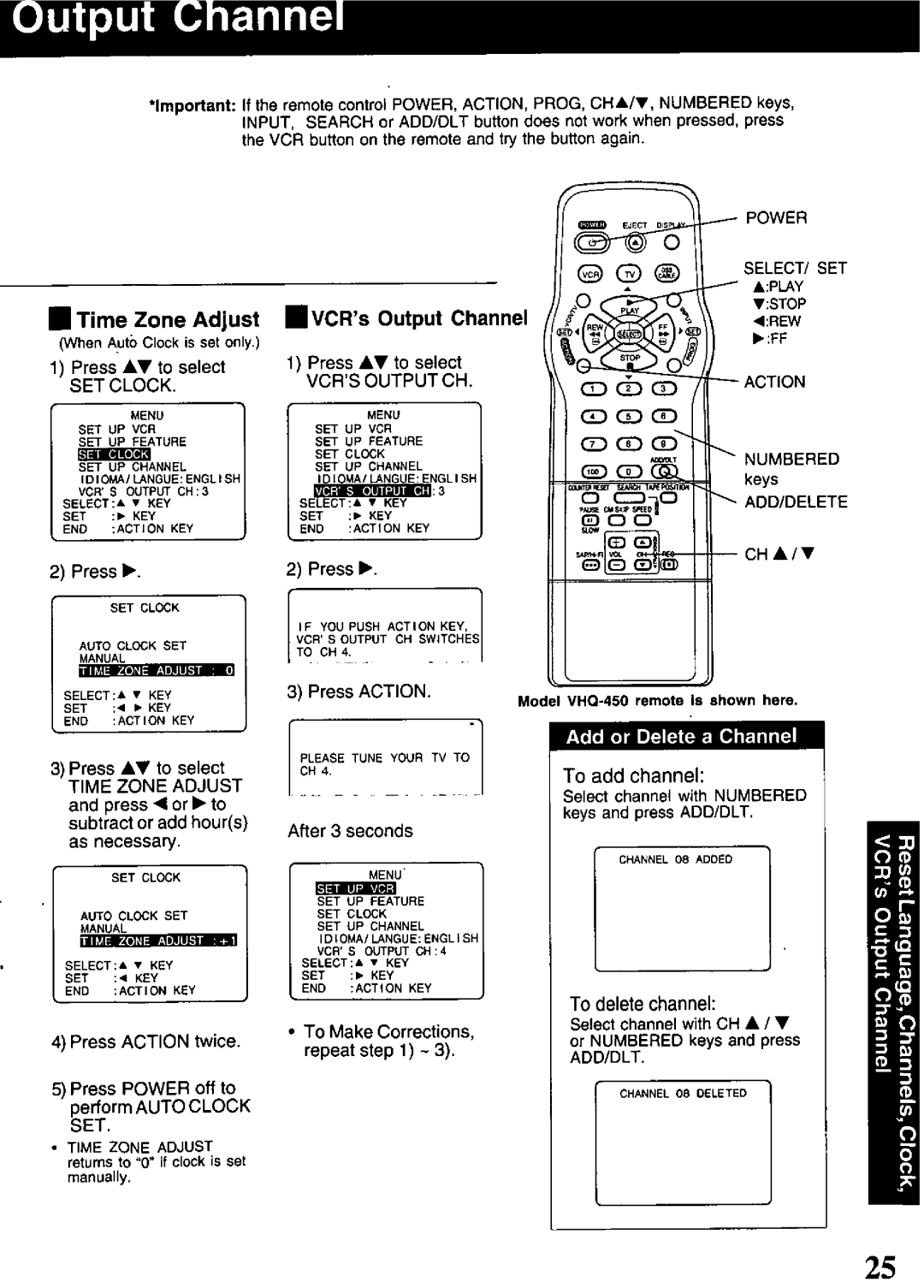 Quasar VHQ-400 manual 