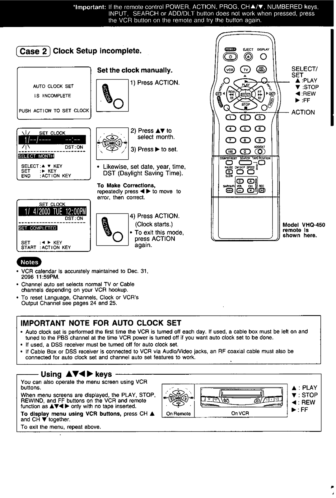 Quasar VHQ-400 manual 