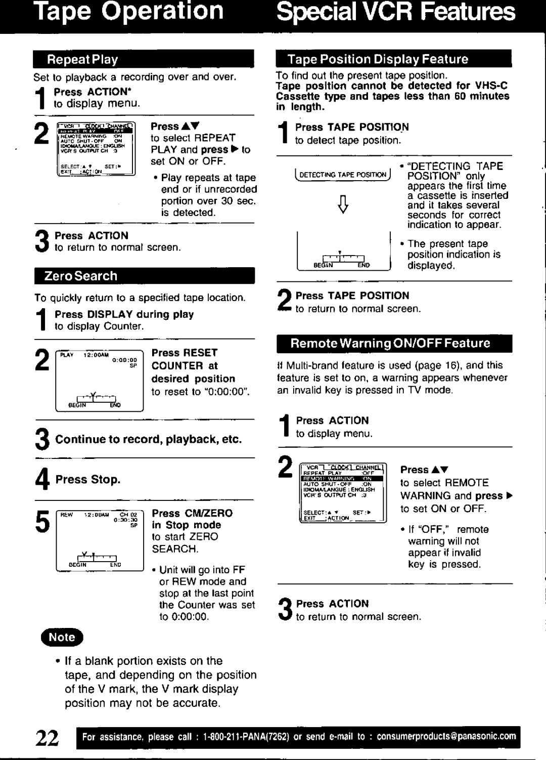 Quasar VHQ-401, VHQ-451 manual 