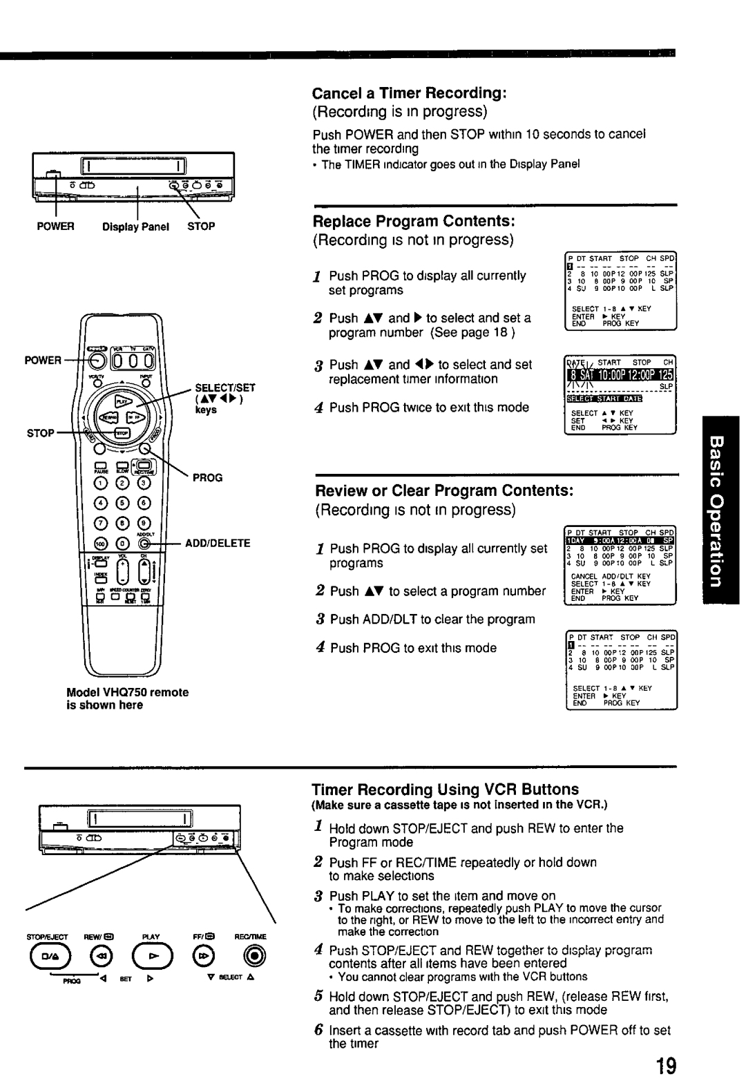 Quasar VHQ730 manual 