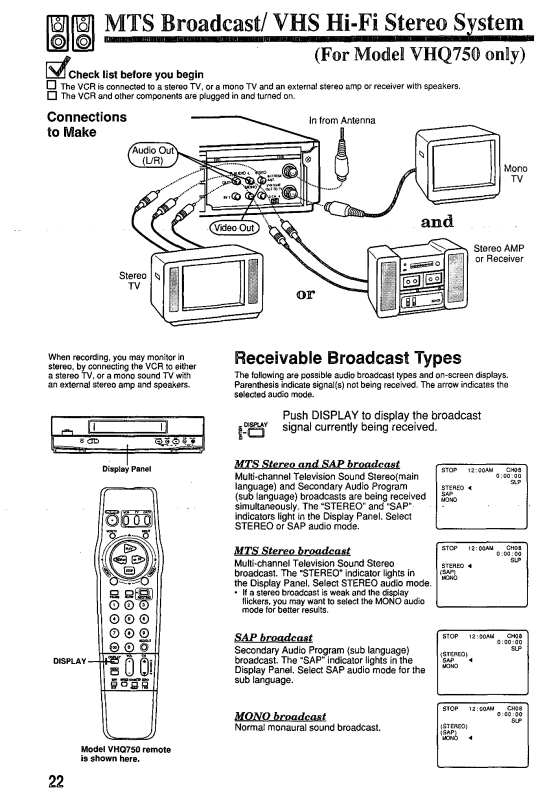 Quasar VHQ730 manual 