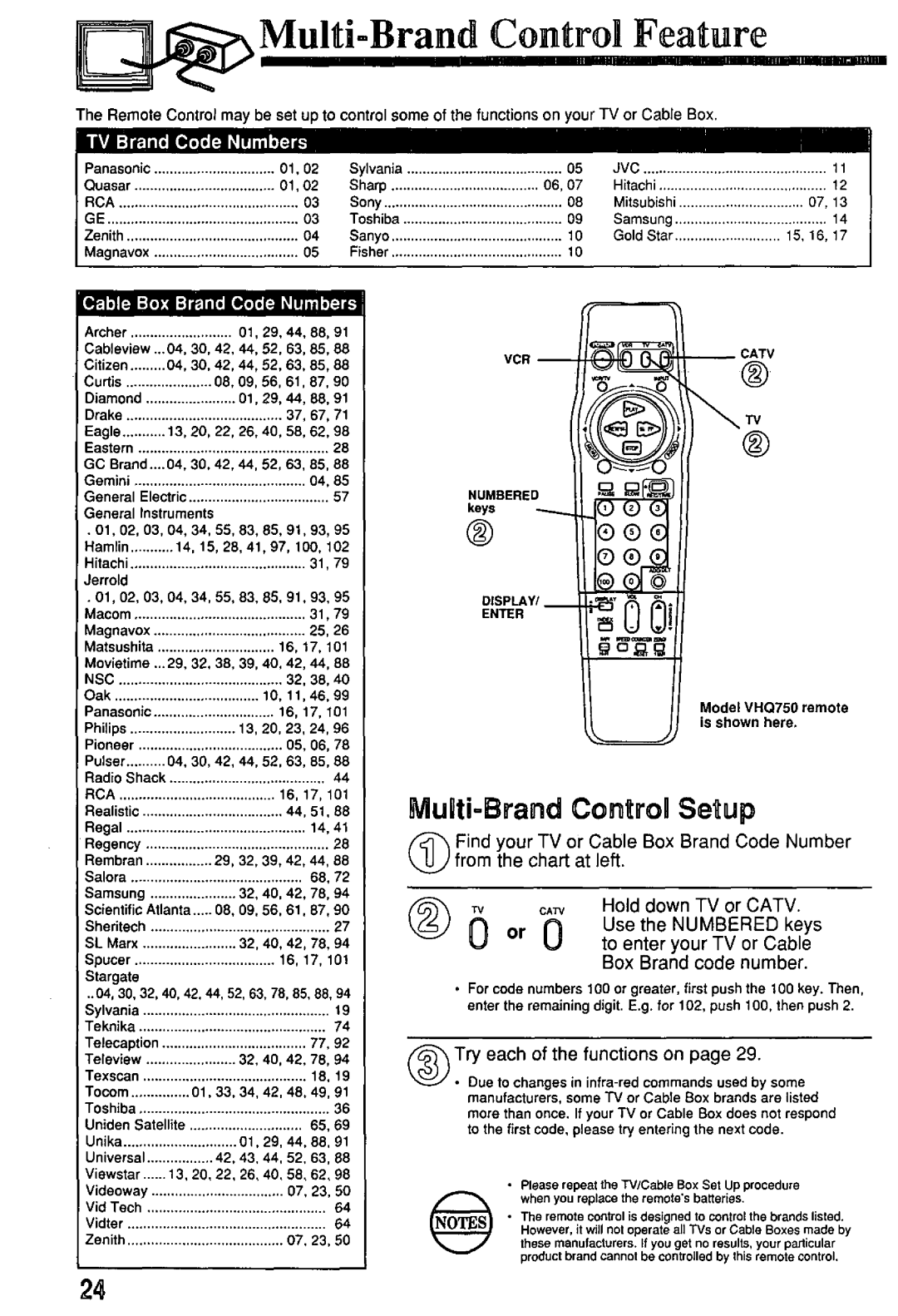 Quasar VHQ730 manual 