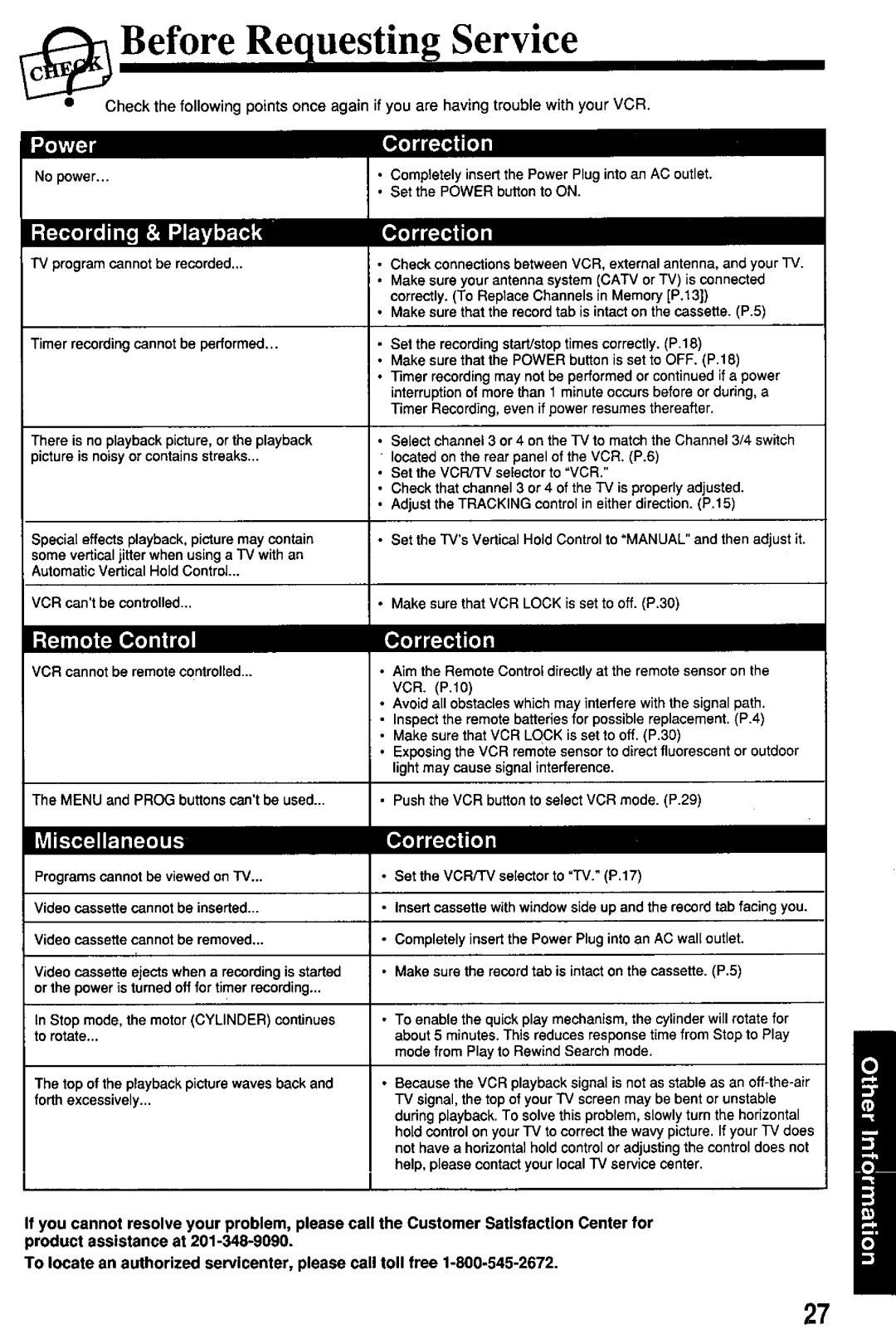 Quasar VHQ730 manual 