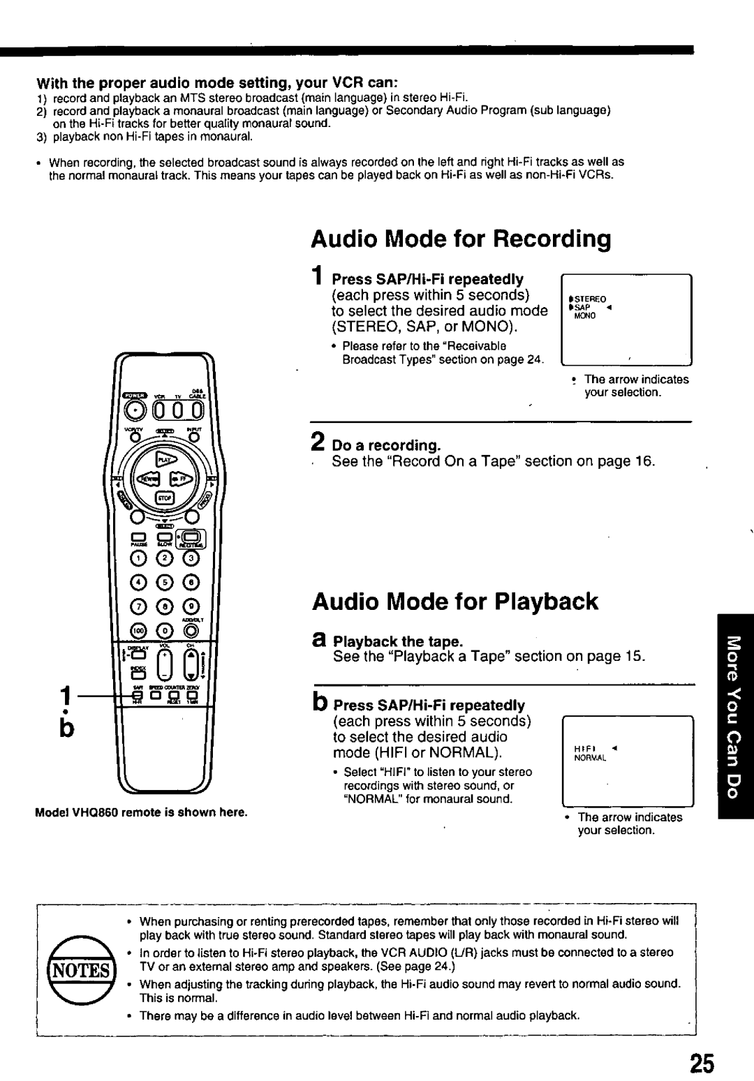 Quasar VHQ860, VHQ840 manual 