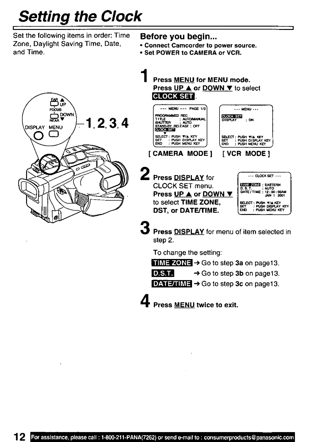 Quasar VM-D101 manual 