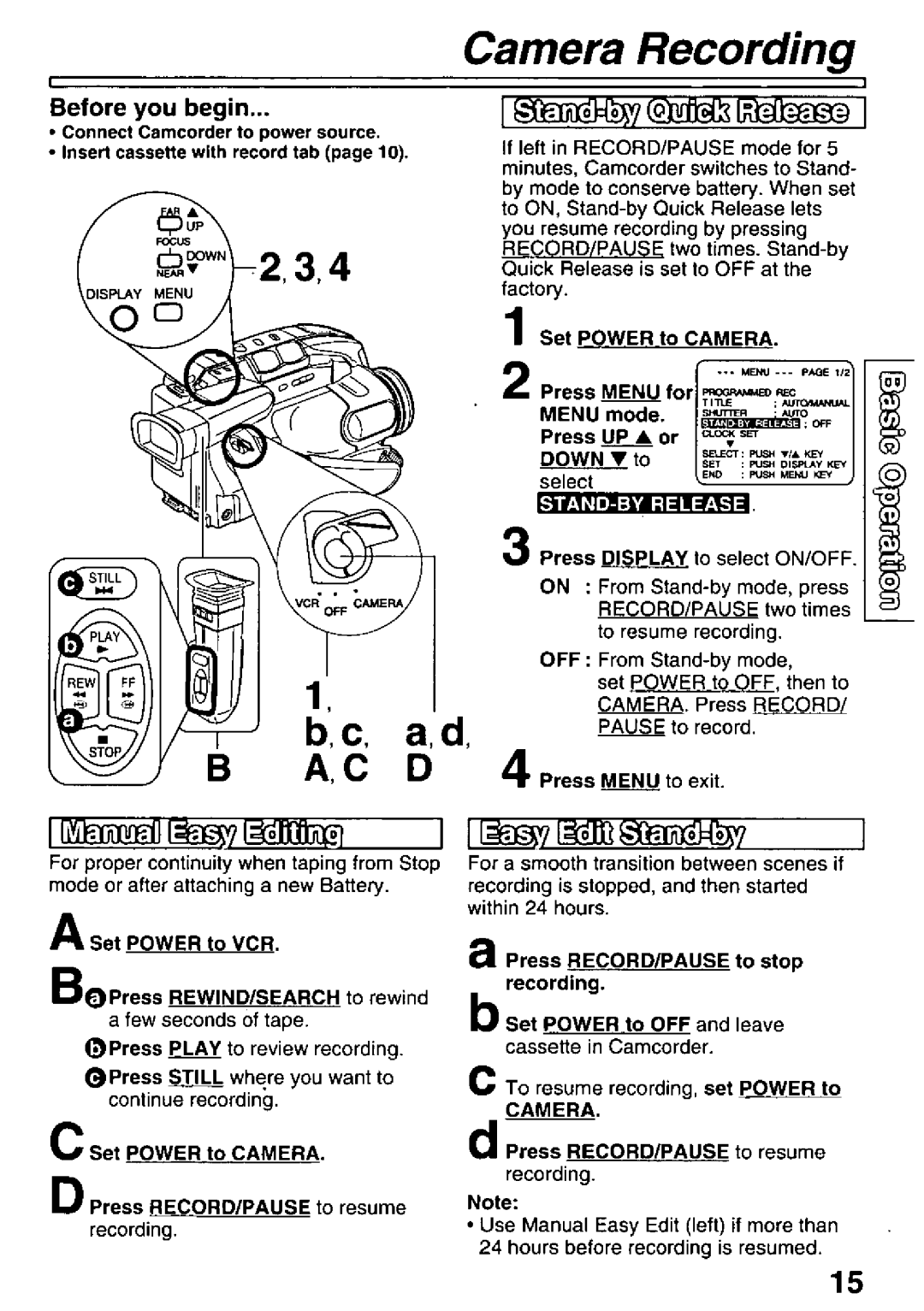 Quasar VM-D101 manual 