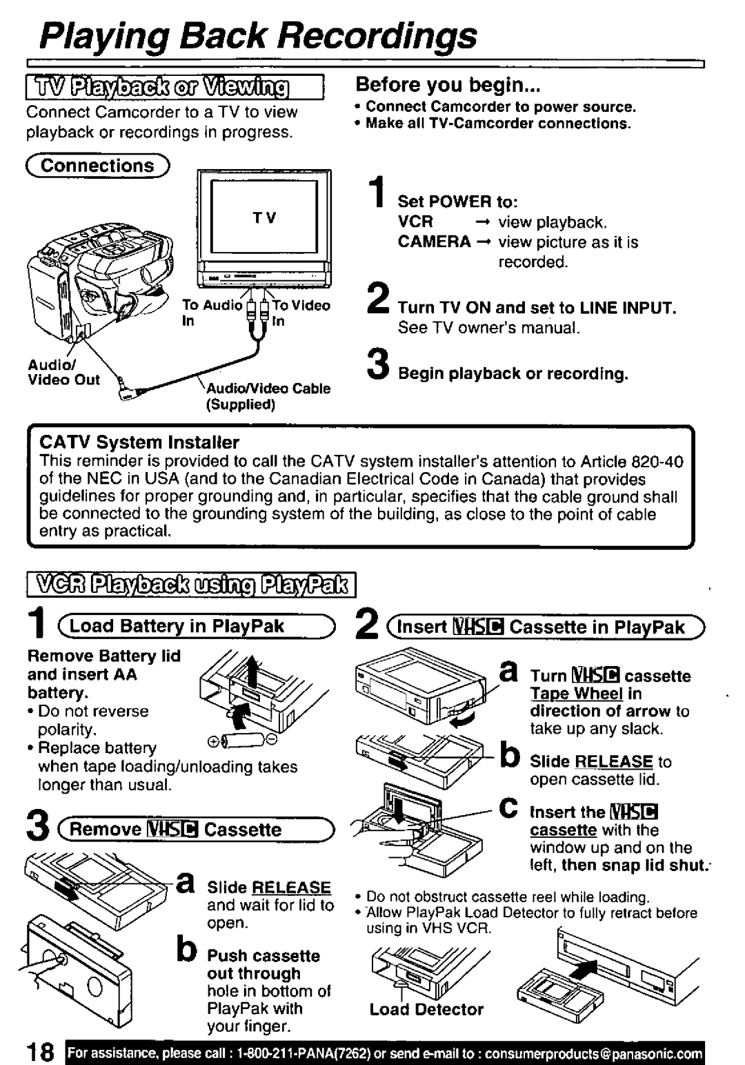 Quasar VM-D101 manual 