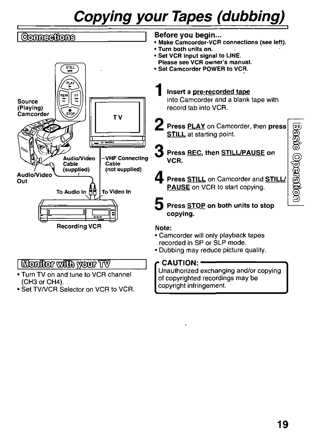 Quasar VM-D101 manual 