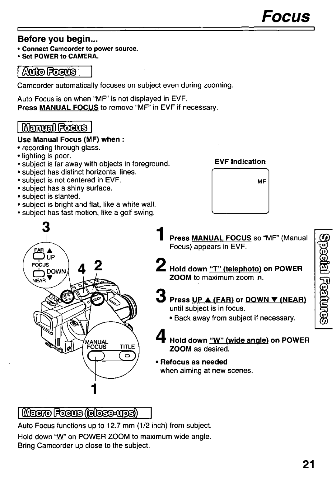 Quasar VM-D101 manual 