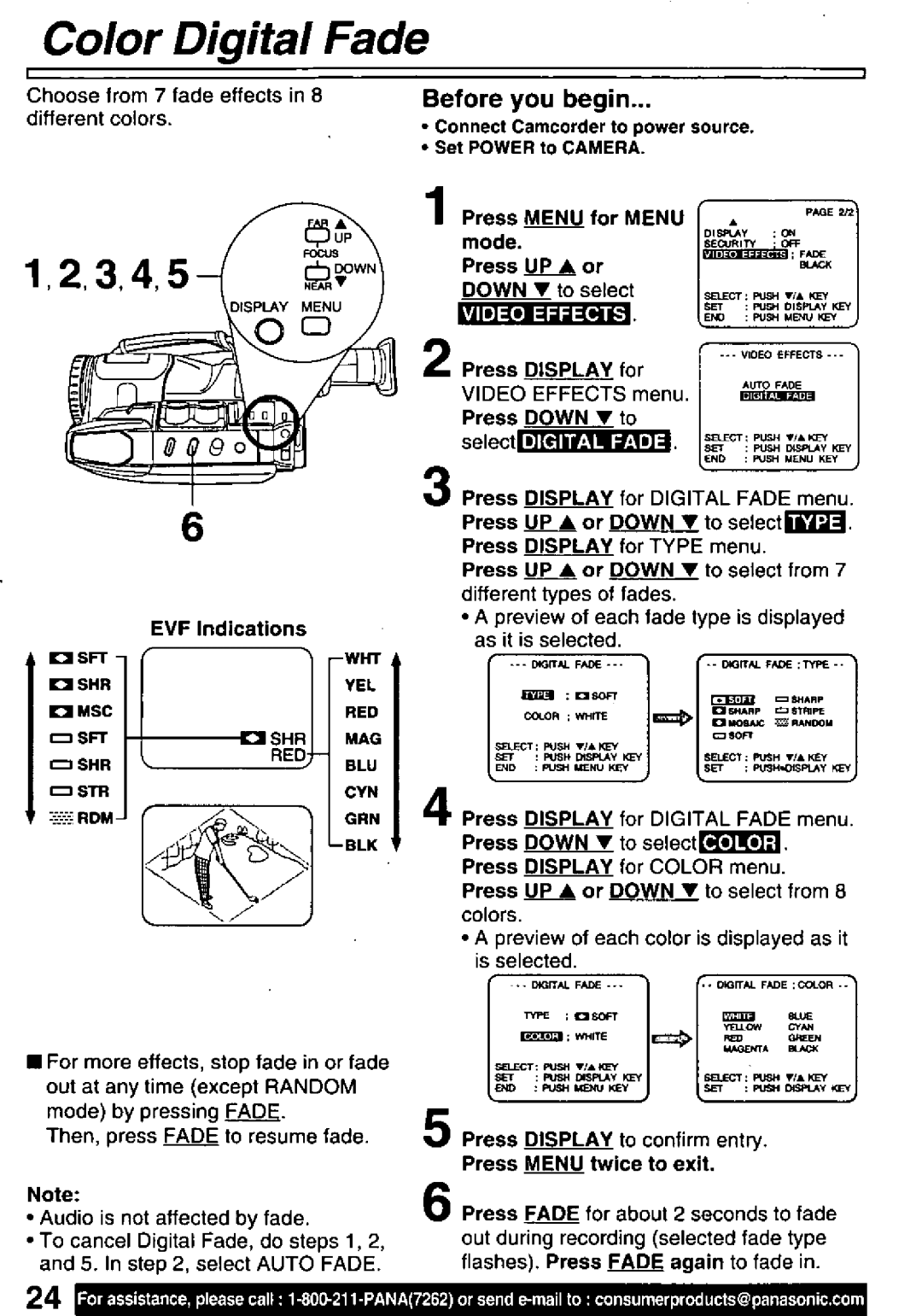 Quasar VM-D101 manual 