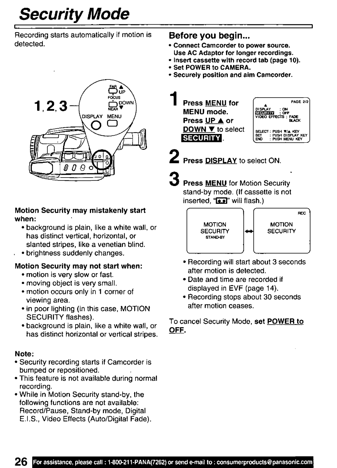 Quasar VM-D101 manual 