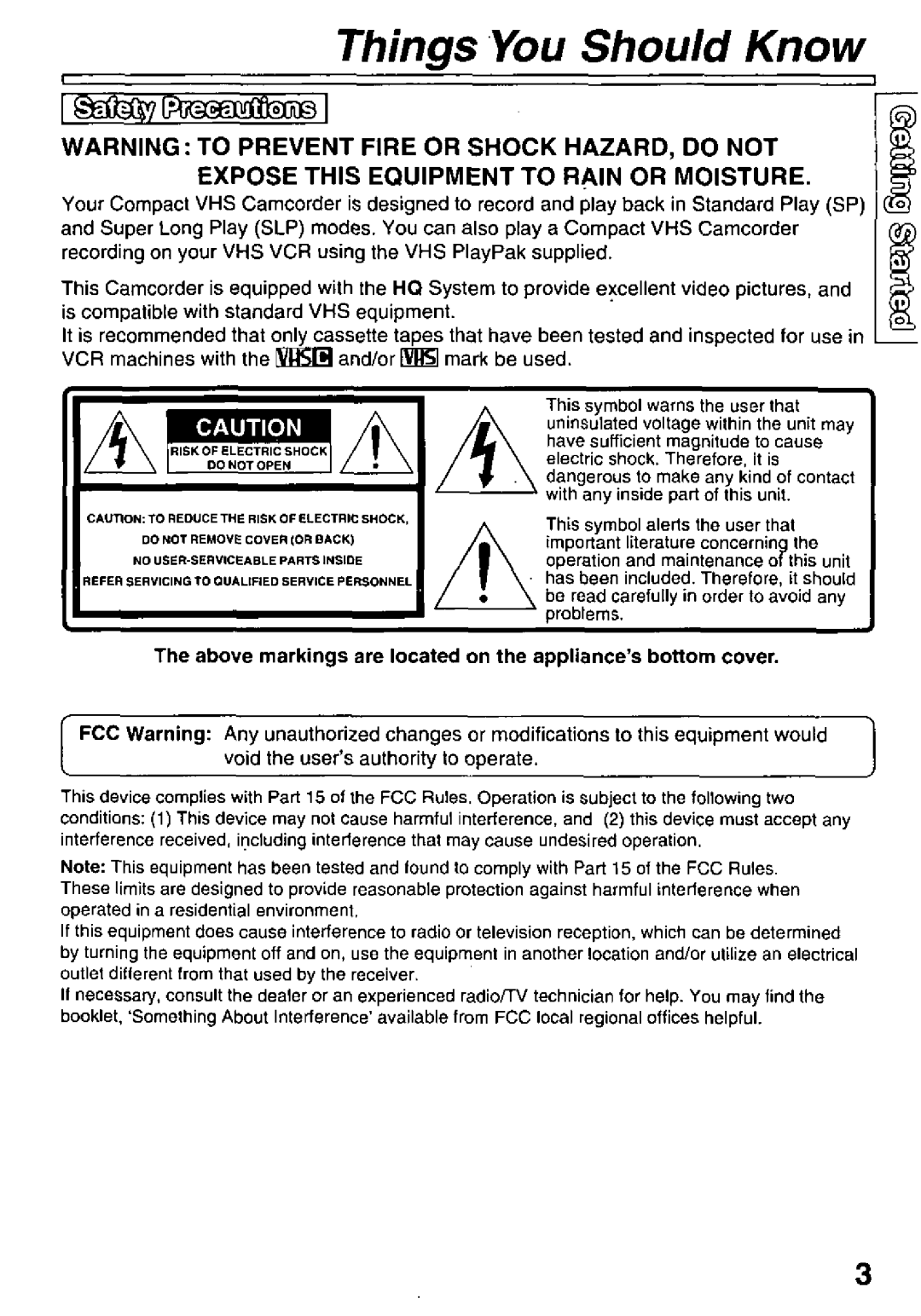 Quasar VM-D101 manual 