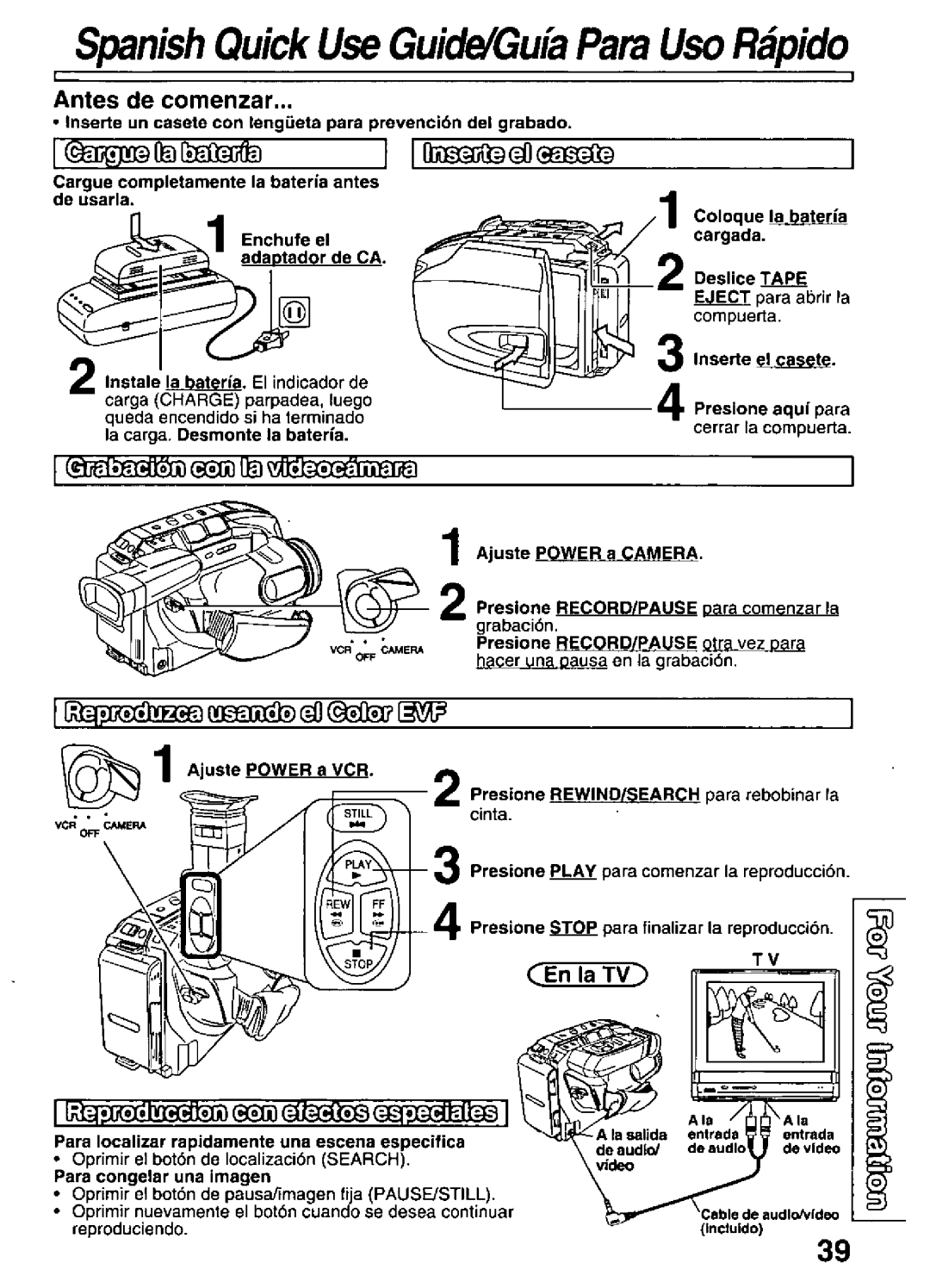 Quasar VM-D101 manual 