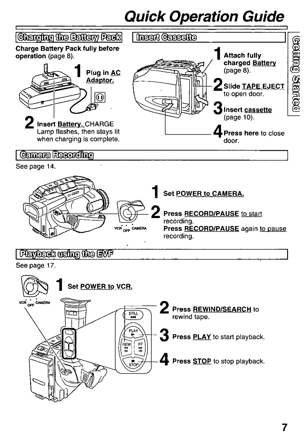 Quasar VM-D101 manual 