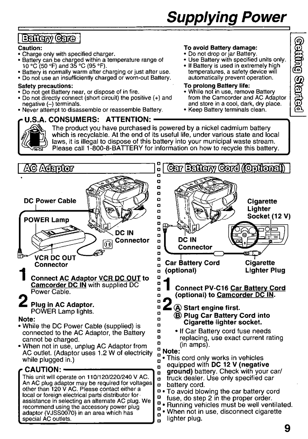 Quasar VM-D101 manual 