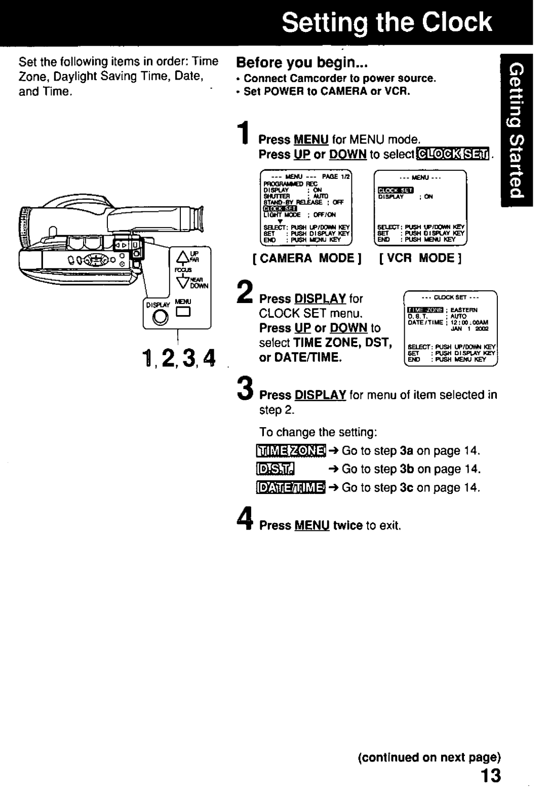 Quasar VM-D52 manual 