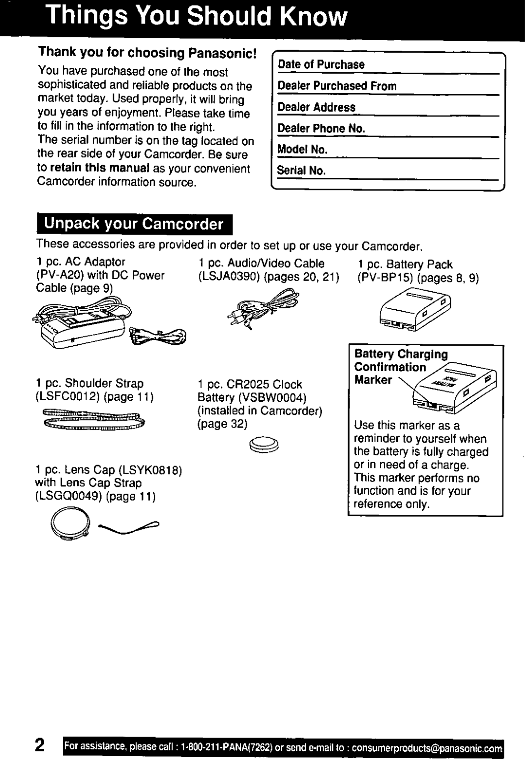 Quasar VM-D52 manual 