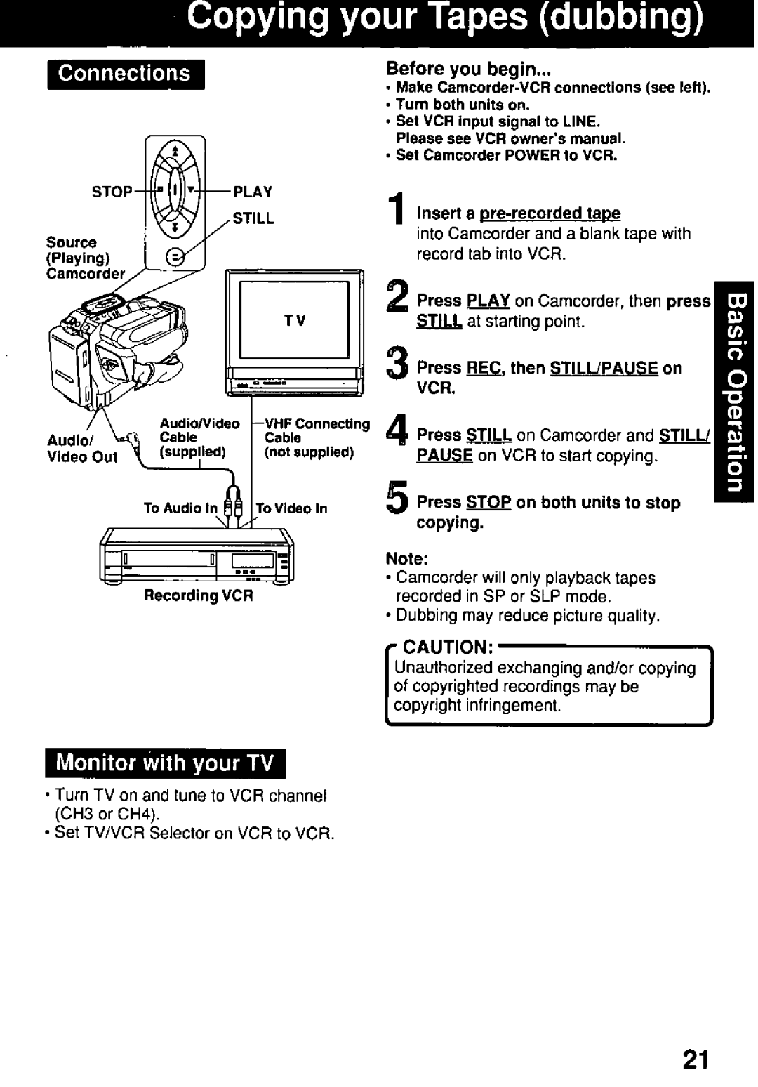 Quasar VM-D52 manual 