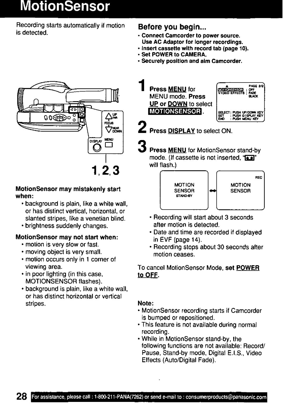 Quasar VM-D52 manual 