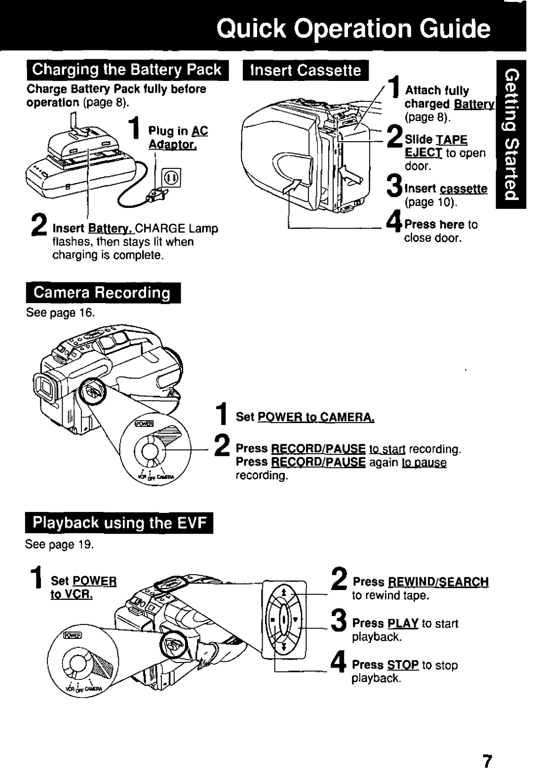 Quasar VM-D52 manual 