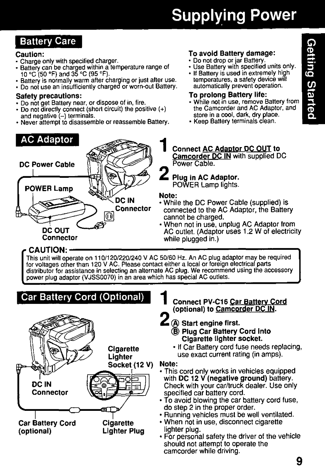 Quasar VM-D52 manual 