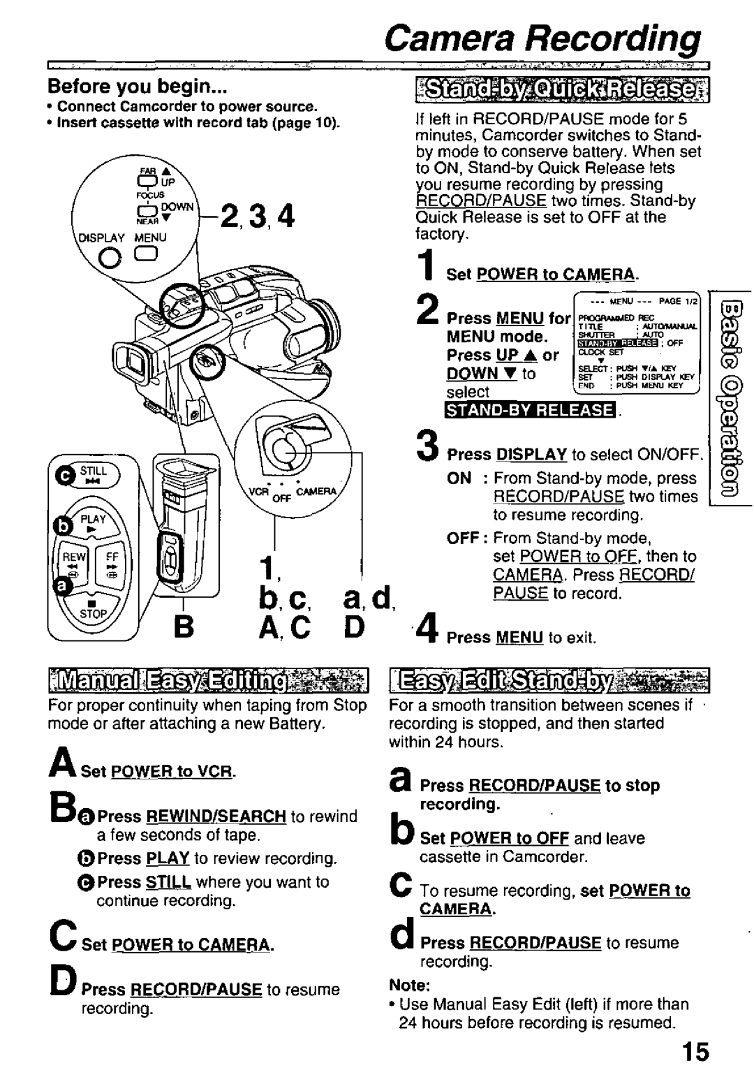 Quasar VM-L451 manual 