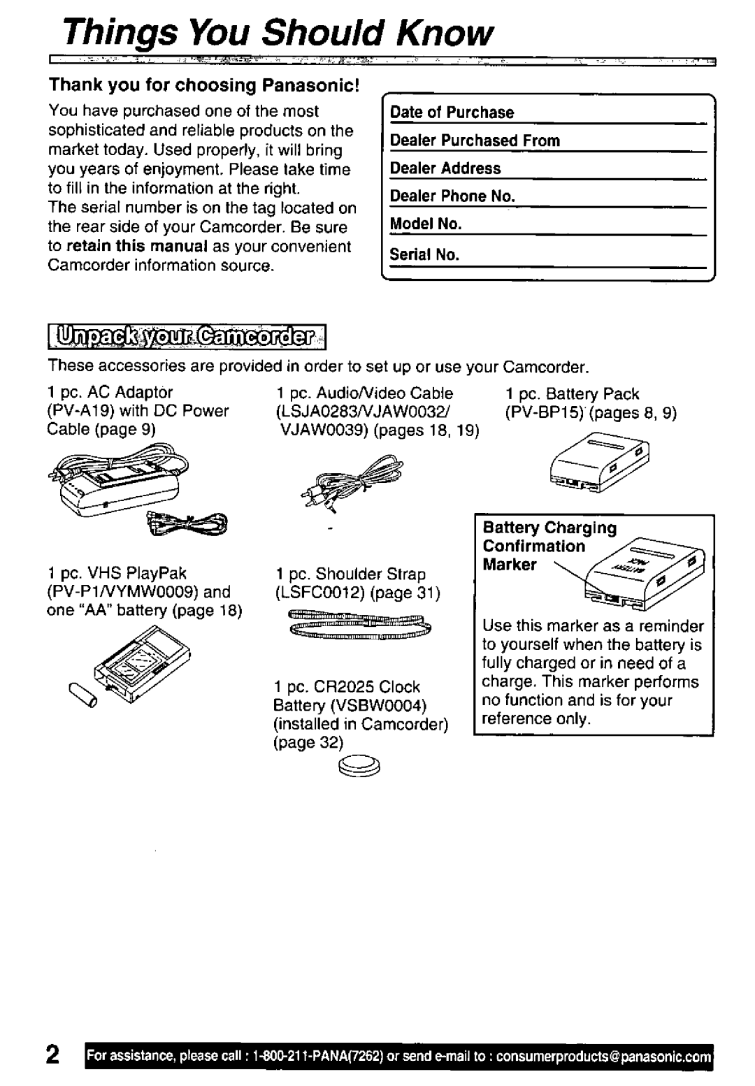 Quasar VM-L451 manual 