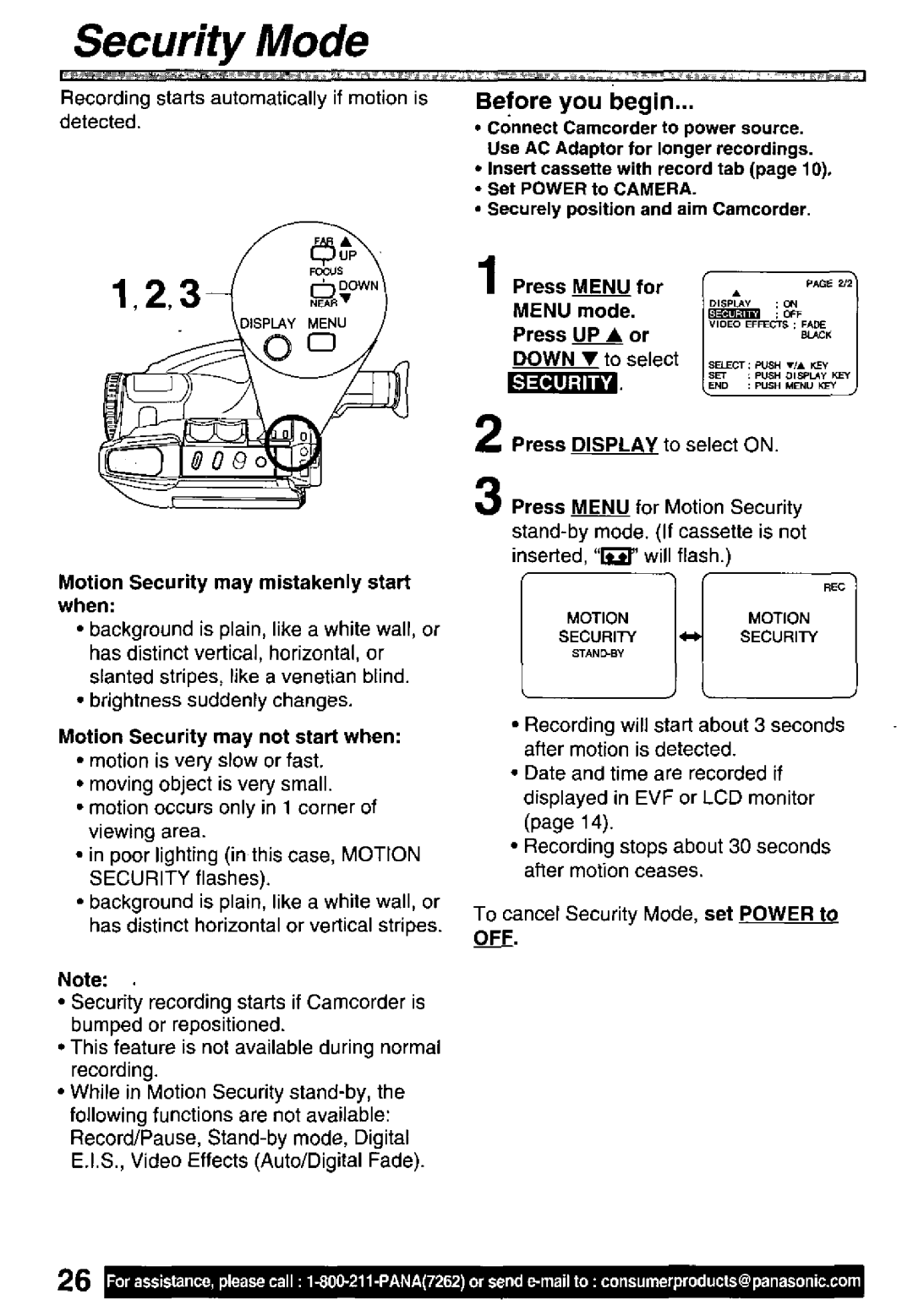 Quasar VM-L451 manual 