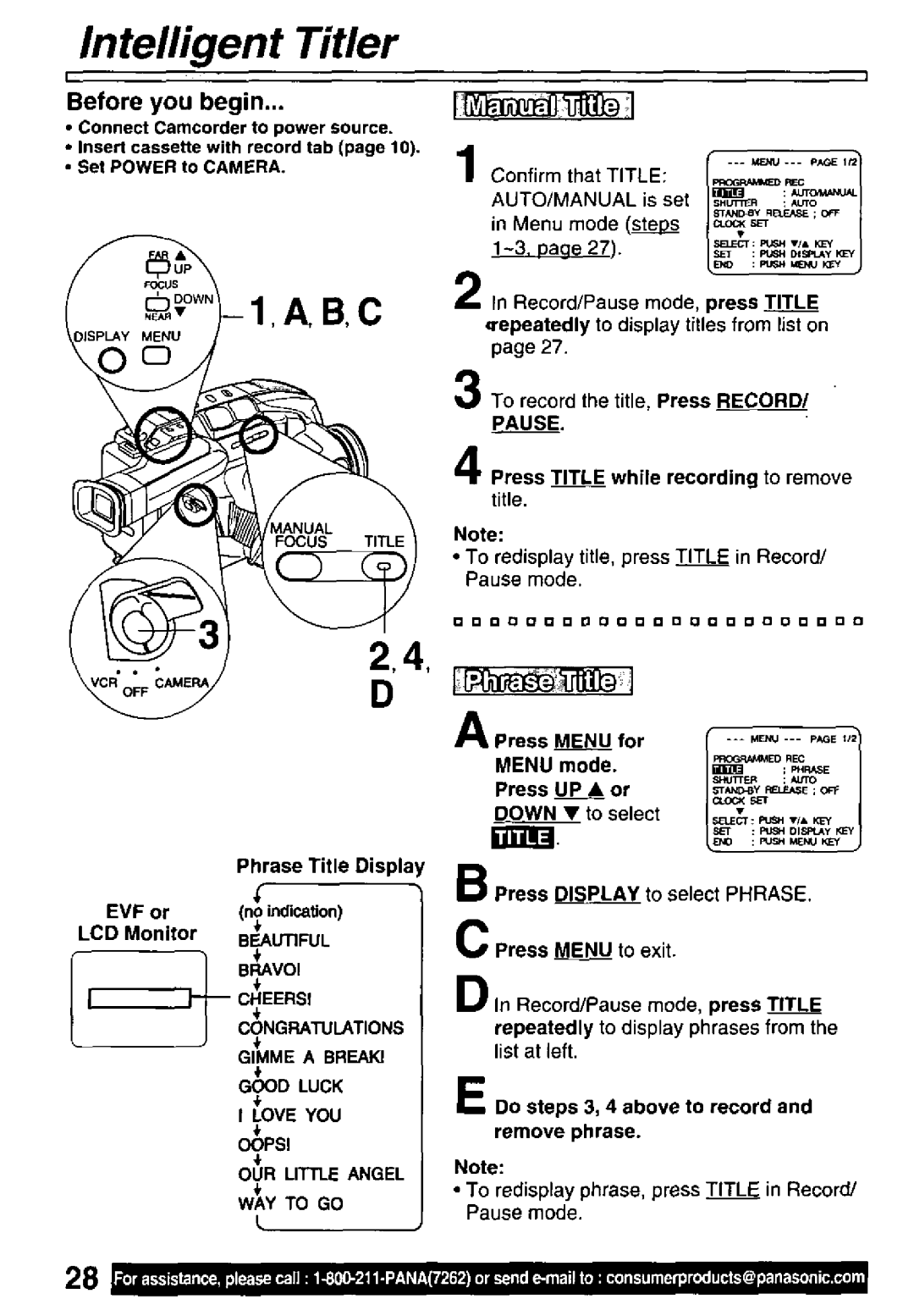 Quasar VM-L451 manual 
