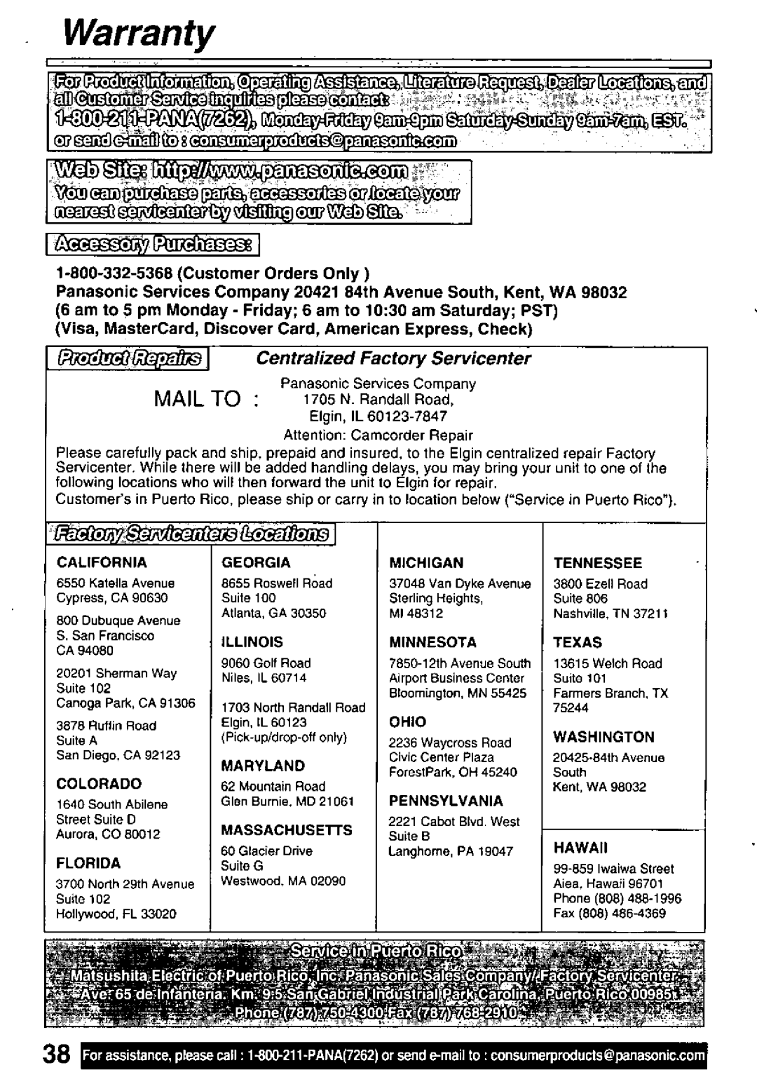 Quasar VM-L451 manual 