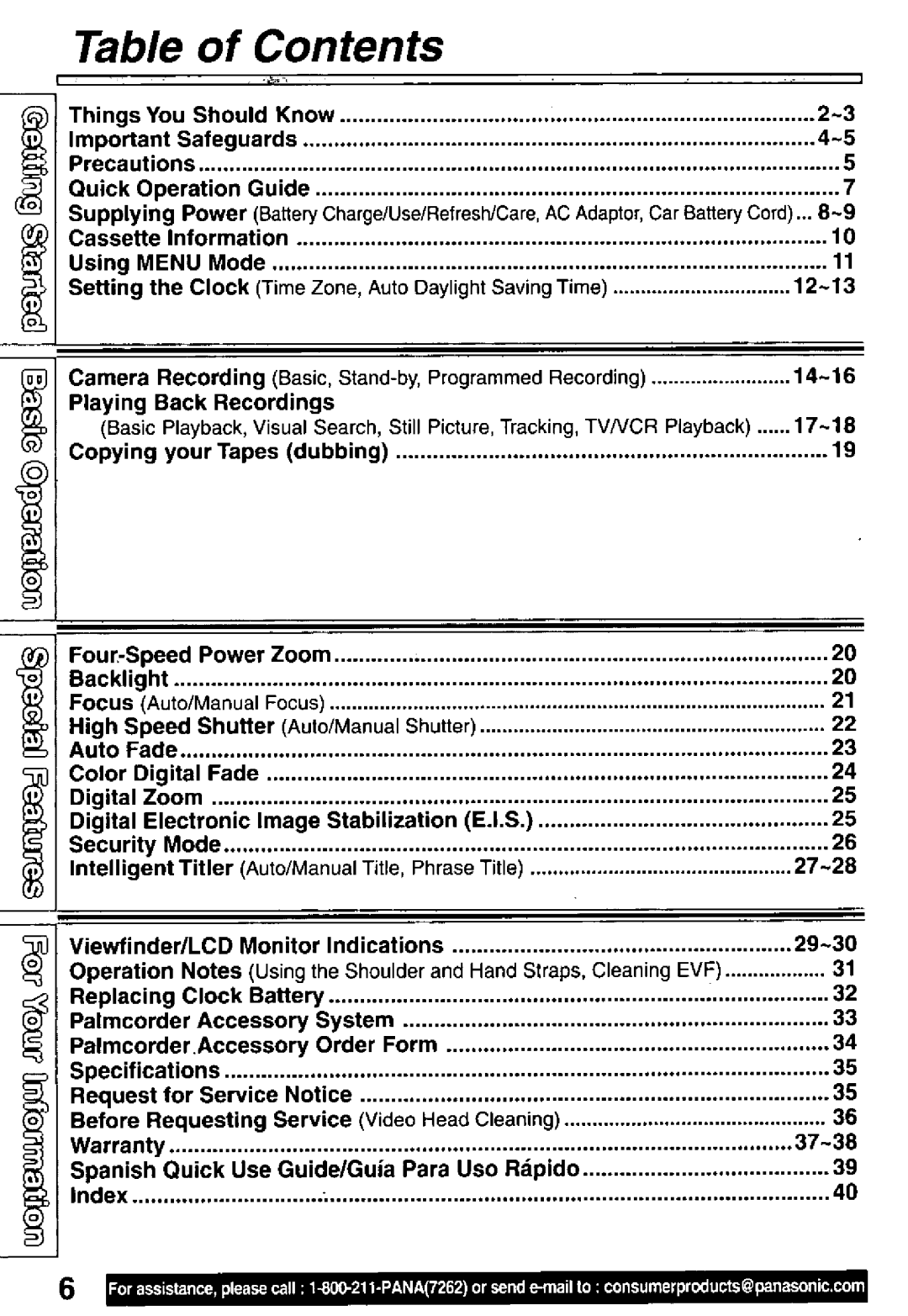 Quasar VM-L451 manual 