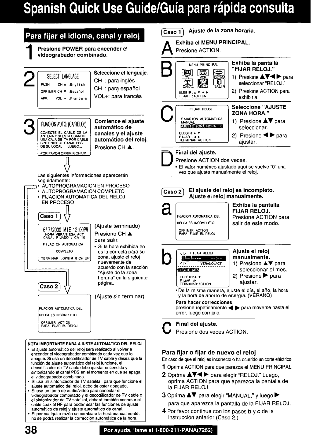 Quasar VV-1310W, VV-1300, VV-2000 manual 