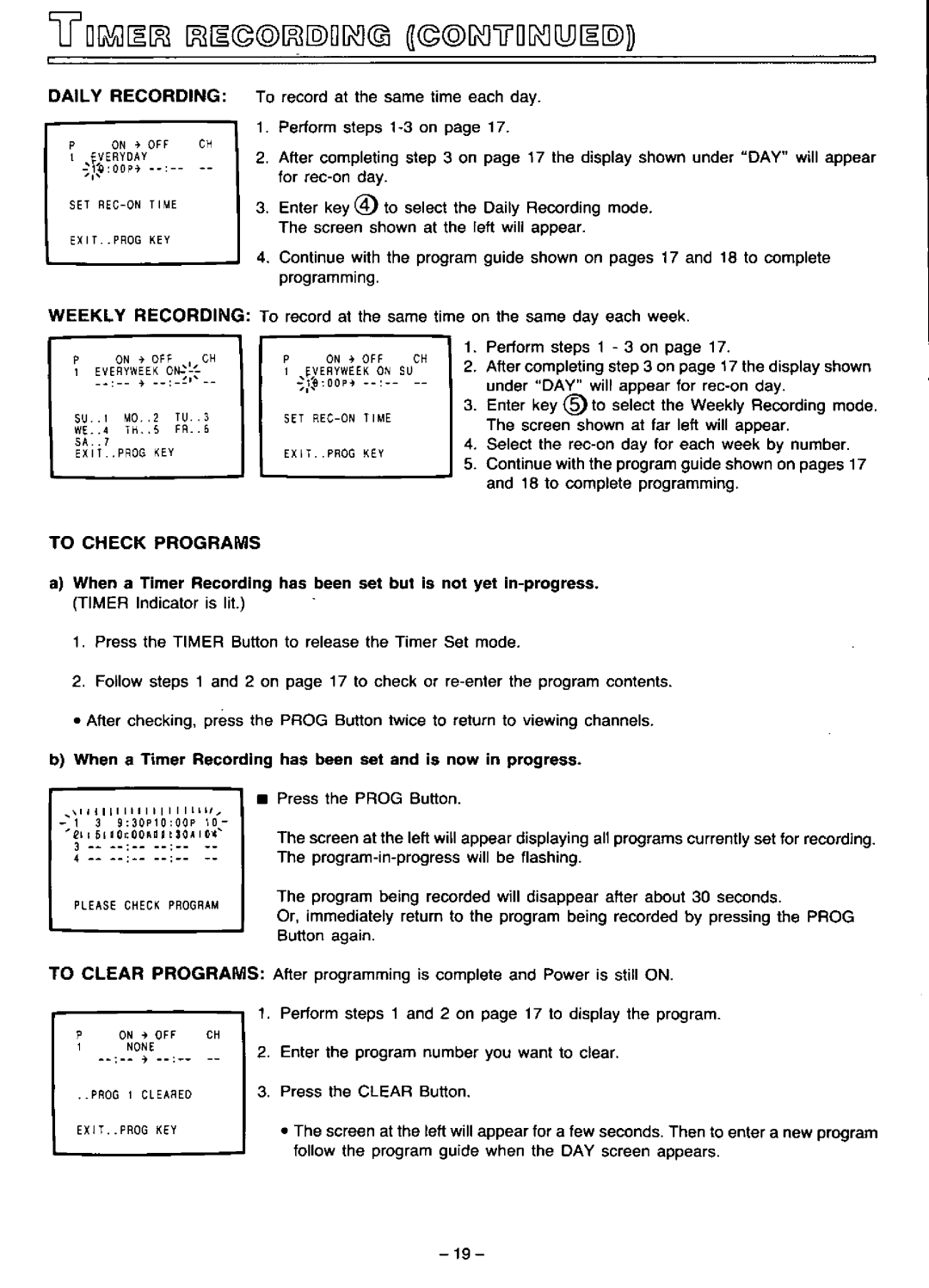 Quasar VV8213A manual 