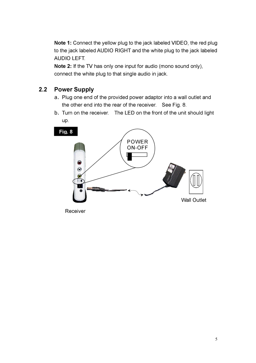 Quatech 2.4GHz user manual Audio Left 