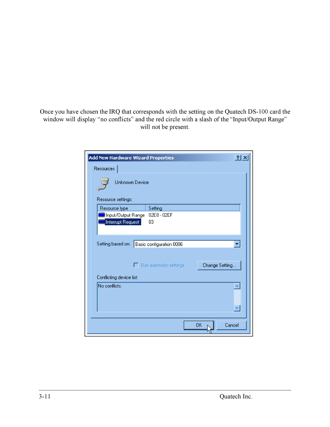 Quatech DS-100 user manual 