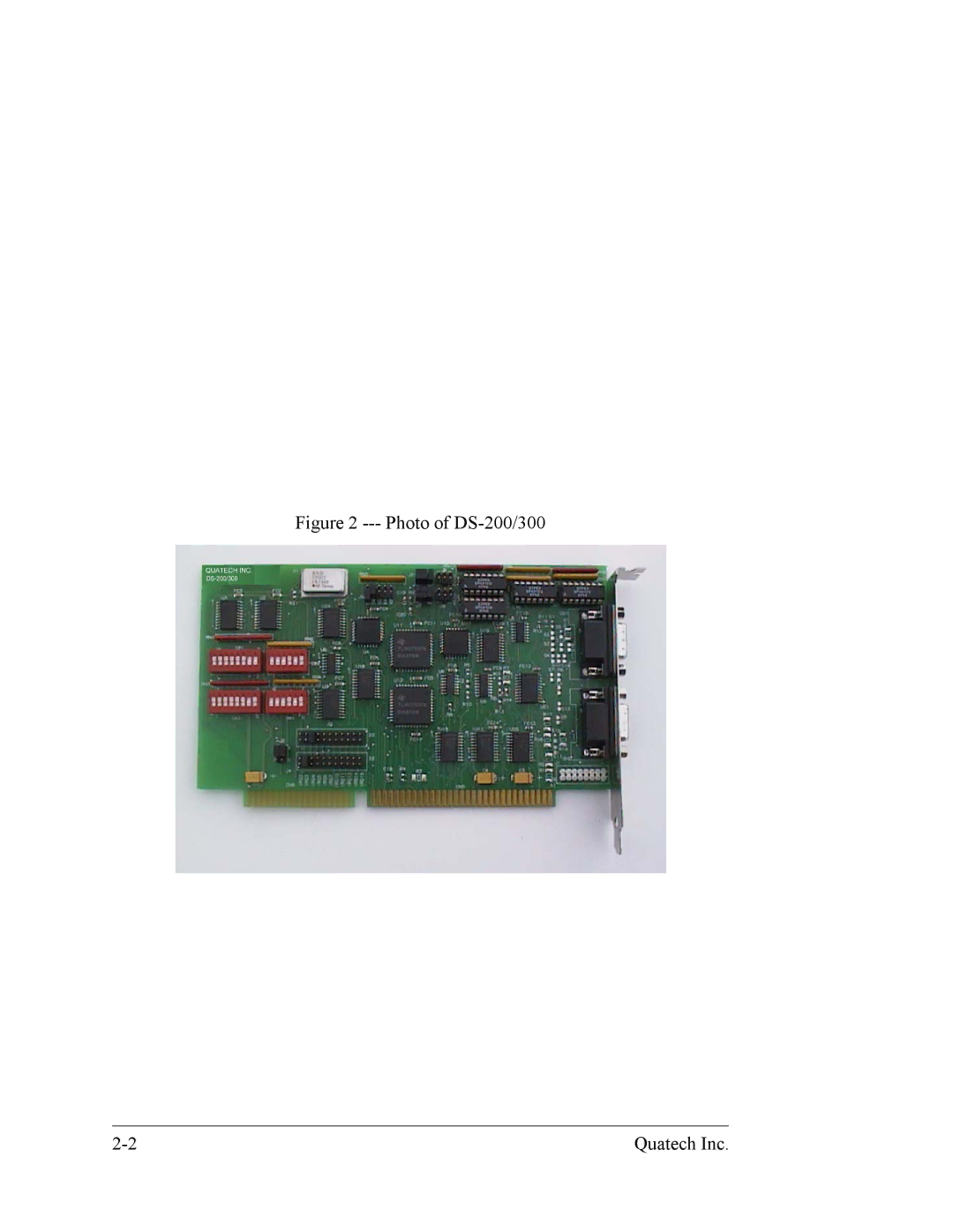 Quatech user manual Photo of DS-200/300 Quatech Inc 