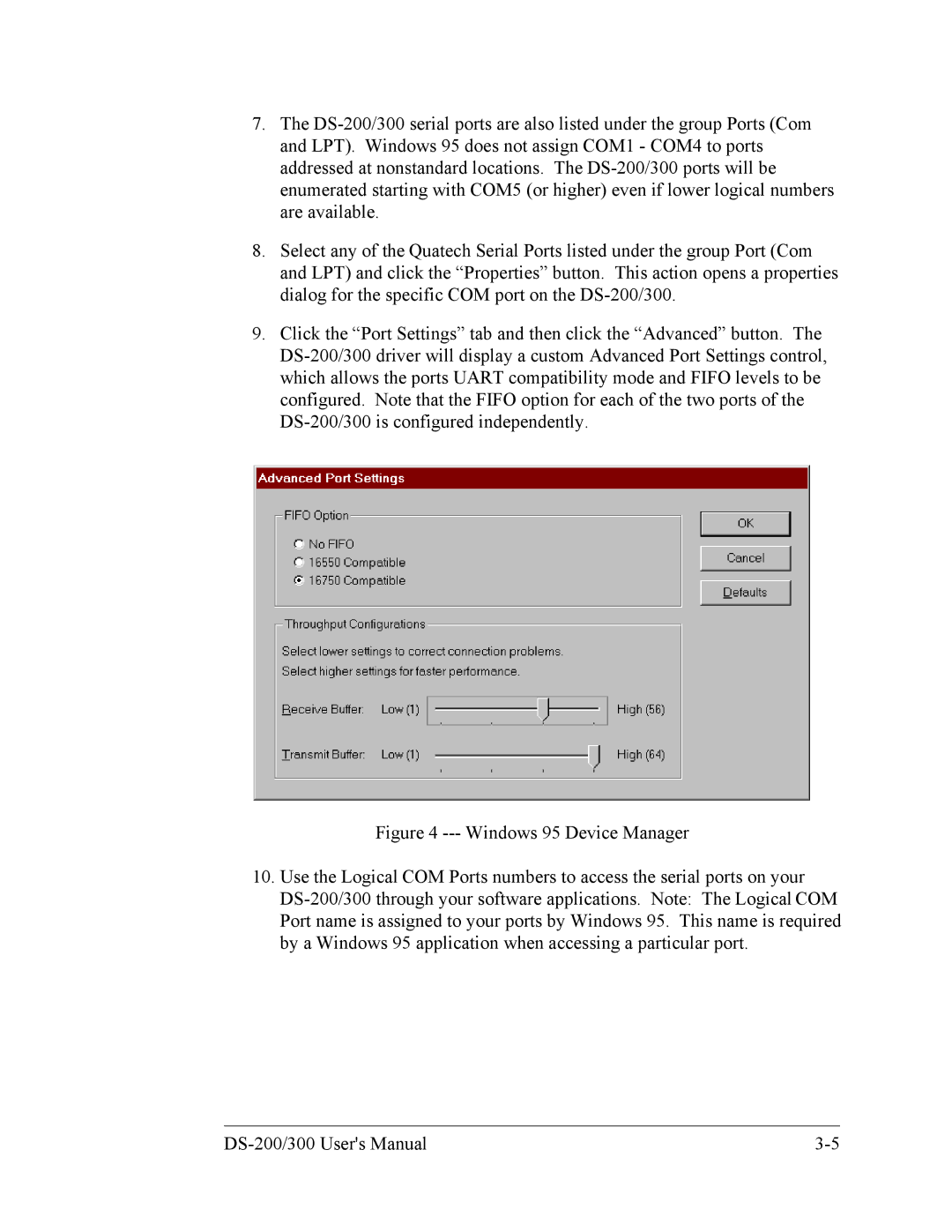 Quatech DS-200/300 user manual 