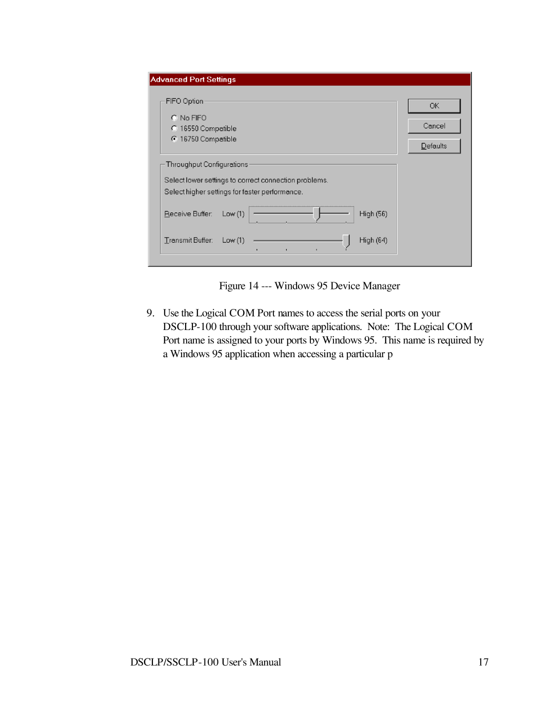 Quatech DSCLP-100 user manual 