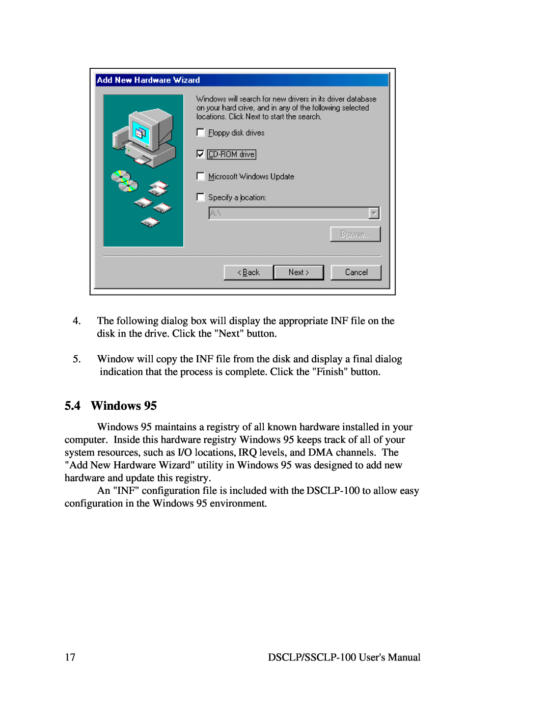 Quatech DSCLP/SSCLP-100 user manual Windows 