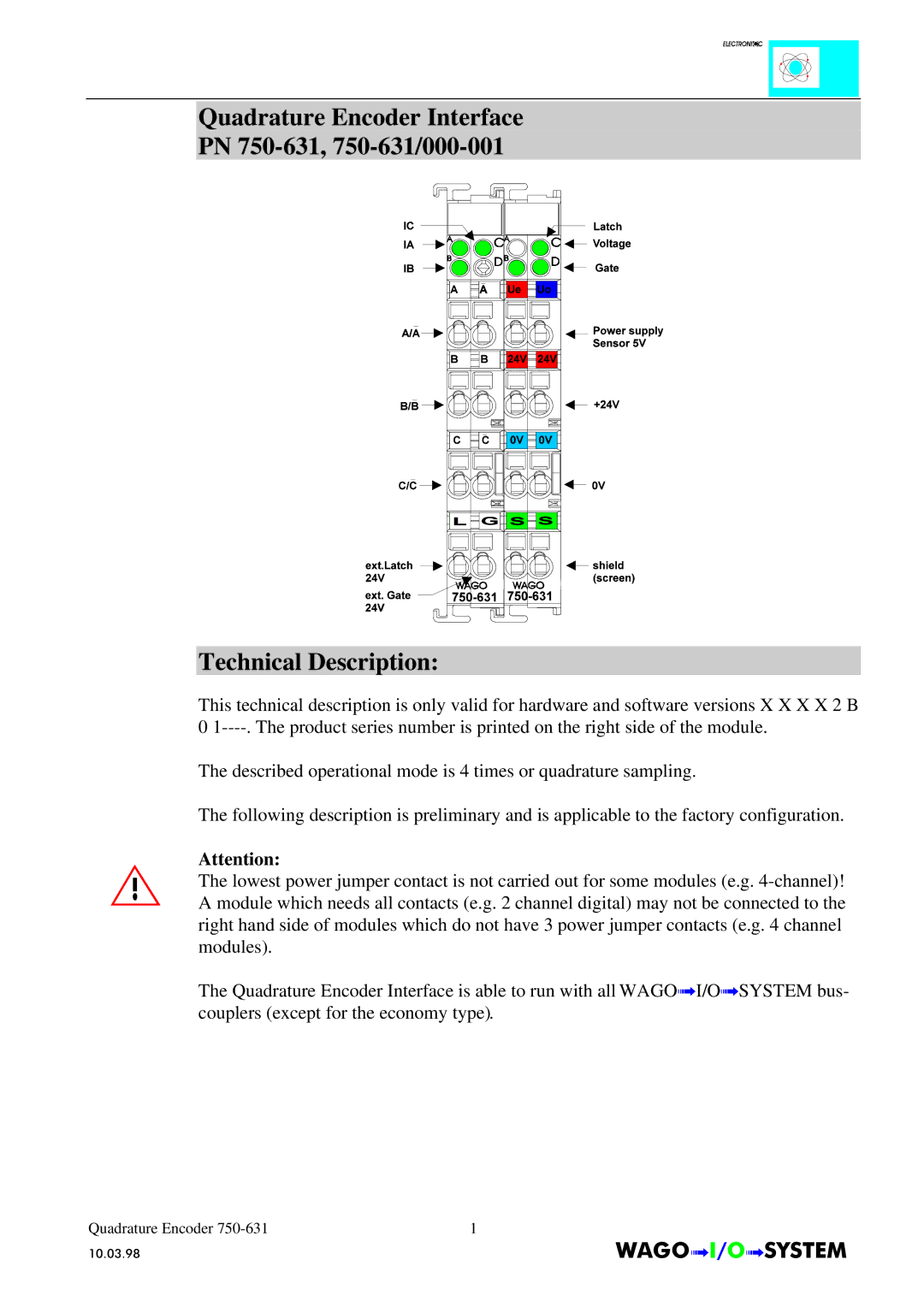 Quatech INTERBUS S manual QuadratureEncoder 