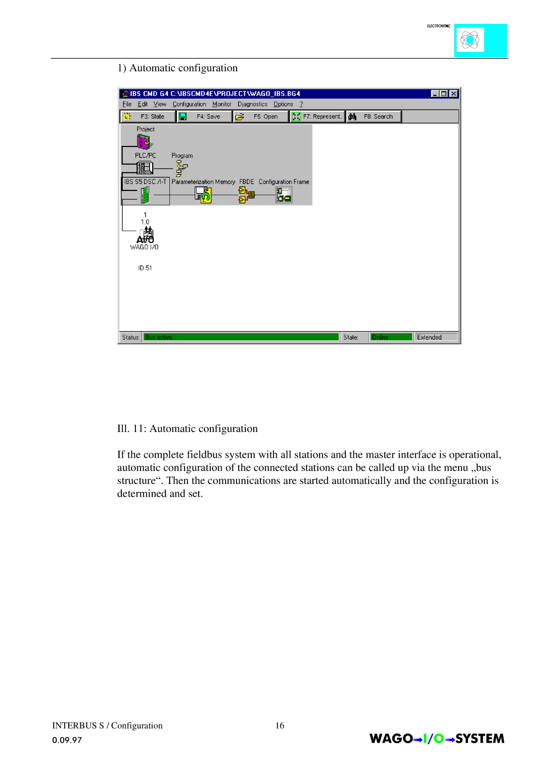 Quatech INTERBUS S manual Interbus S / Configuration 