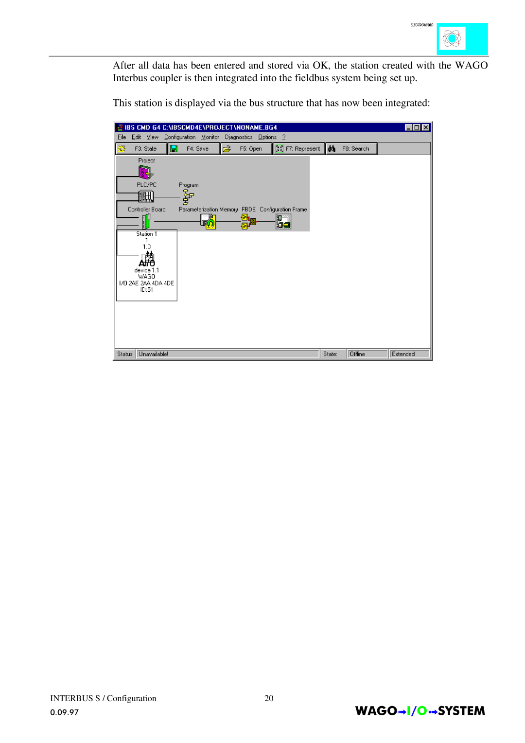 Quatech INTERBUS S manual Interbus S / Configuration 