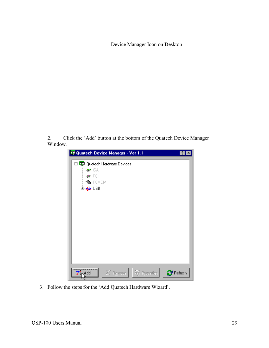 Quatech QSP-100 user manual 