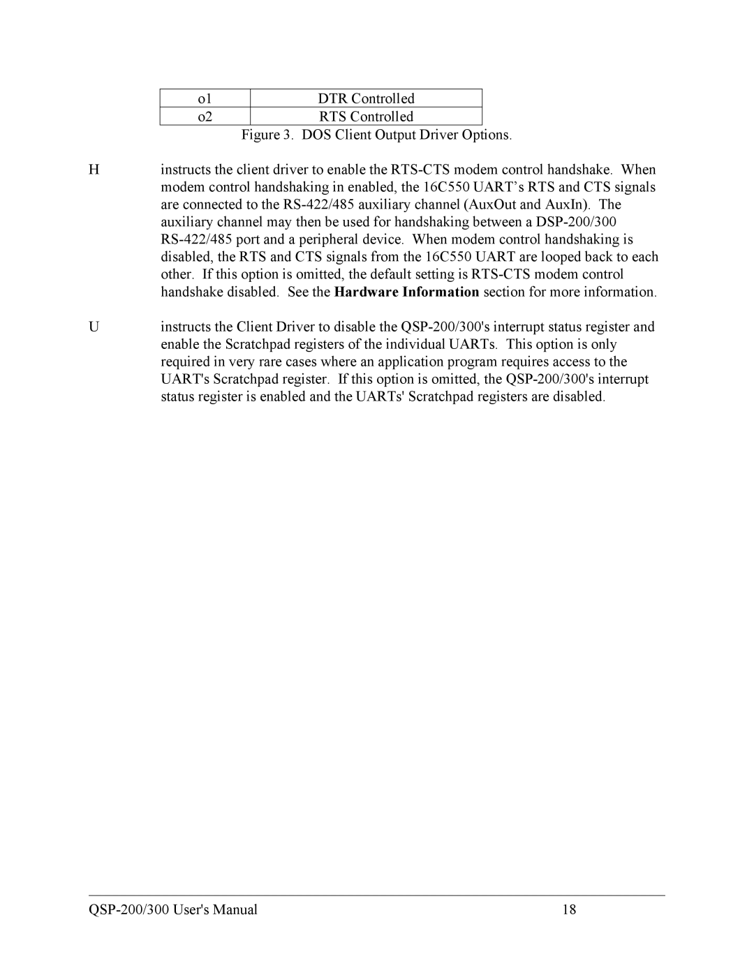 Quatech QSP-200/300 user manual DTR Controlled 