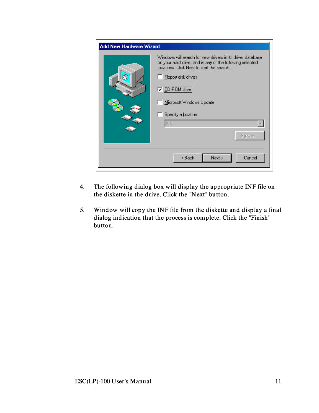 Quatech RS-232 user manual ESCLP-100 Users Manual 