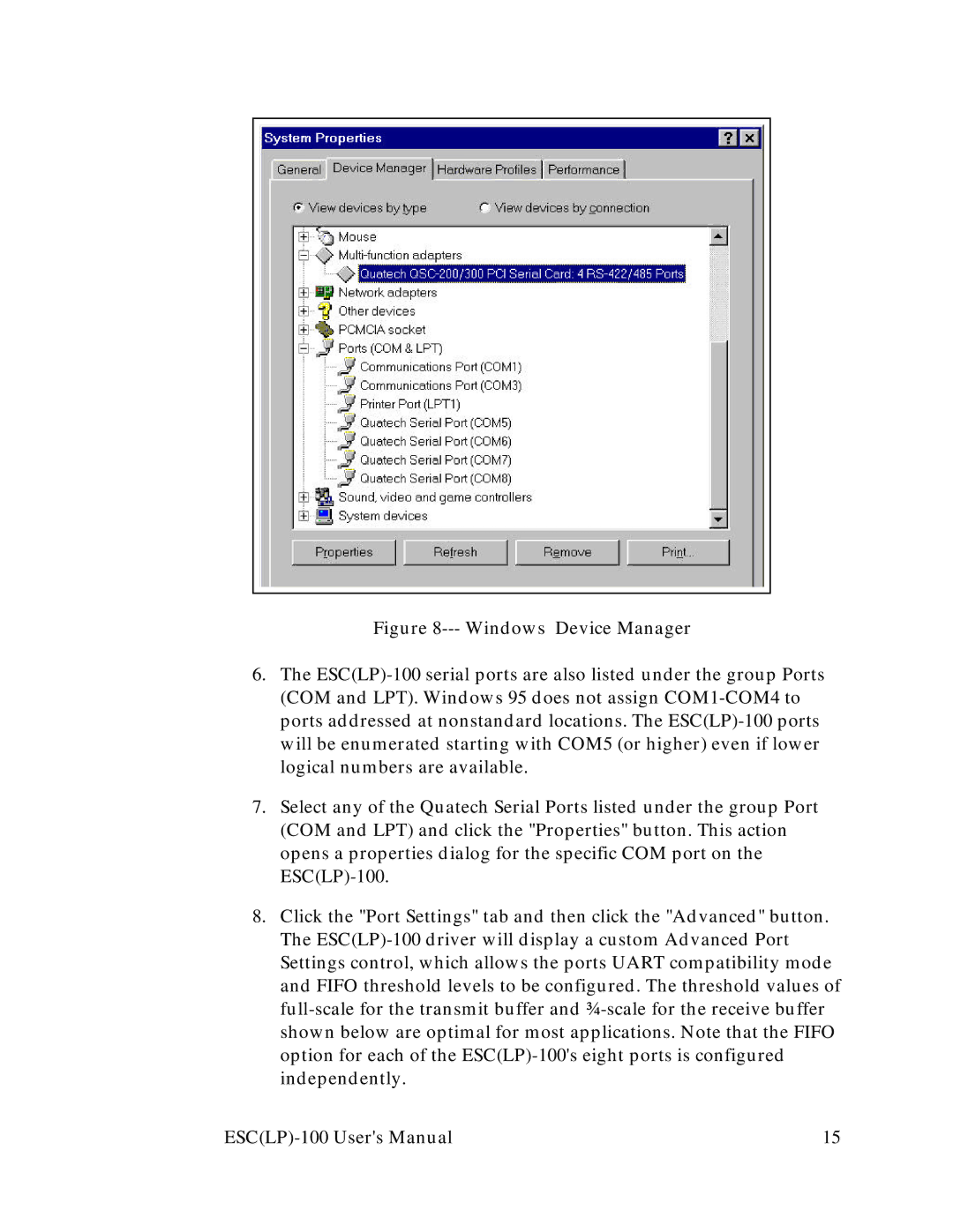 Quatech RS-232 user manual 